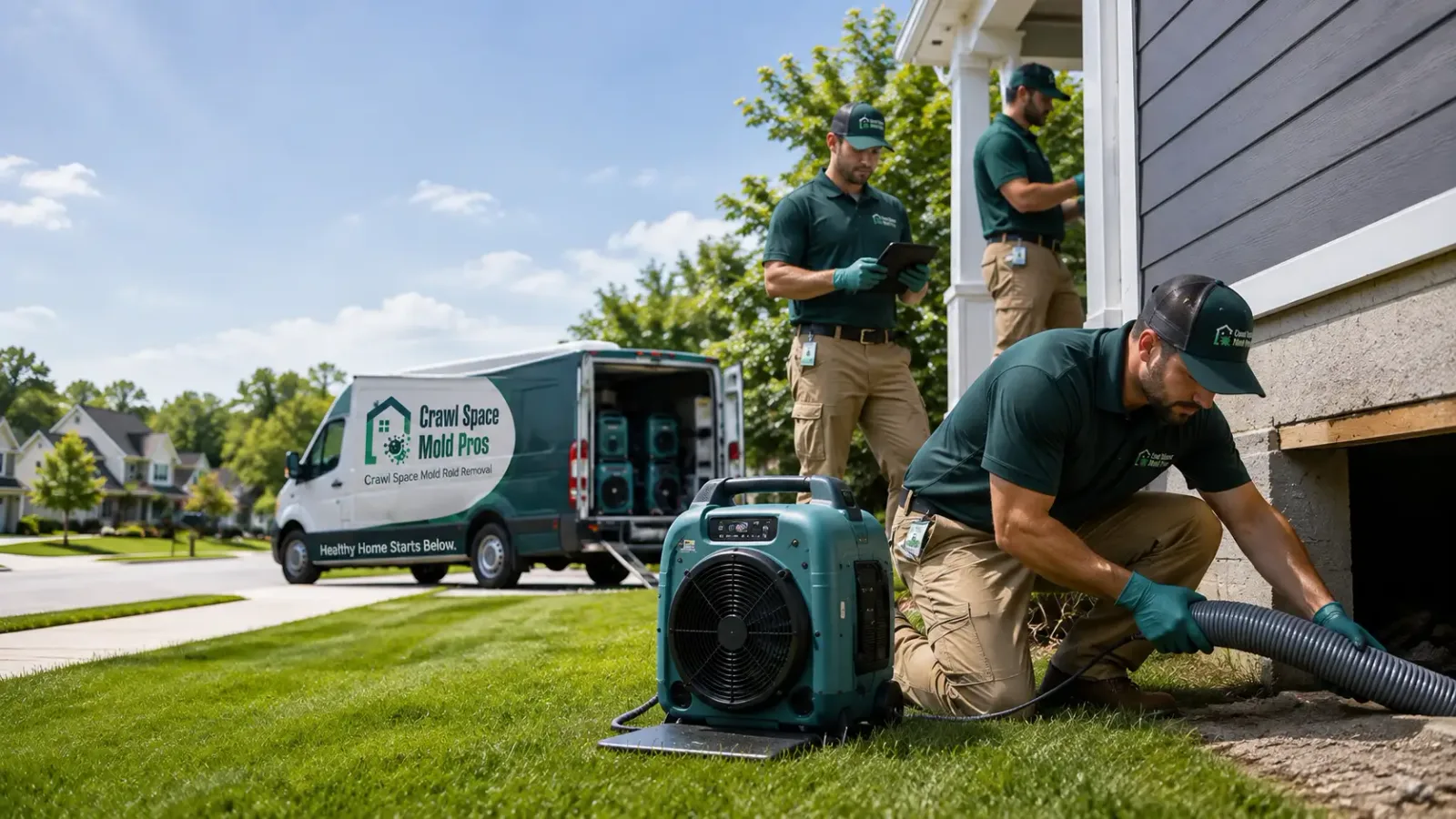 Crawl Space Mold Removal in Cheltenham, MD
